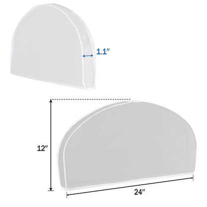 Univivi Shoulder Covers for Clothes (Set of 30) Breathable Garment Dust Covers Protectors with 2" Gusset for Suit, Coats, Jackets, Dress Closet