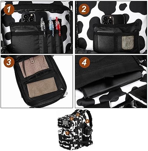 LHI Tactical Military Backpack for Men and Women 25L/35L Army Assault Pack Bag Small Rucksack with Bottle Holder