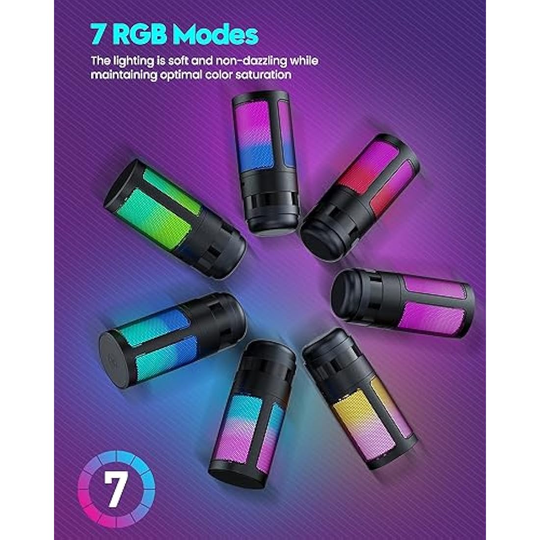 Gaming PC USB Microphone for PC with Boom Arm, USB PC Mic for Podcasts Videos, Streaming, Condenser Mic with Quick Mute, RGB Indicator,Shock Mount,Rotate gain button, Compatible with PS4/5/PC
