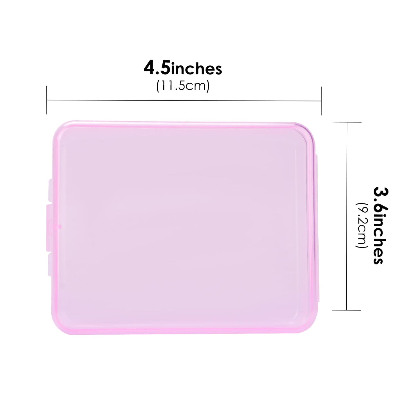 Adorila 6 Pack Travel Cotton Swab Qtip Holder, Portable Hair Tie Organizer with Lid, Flosser Dispenser