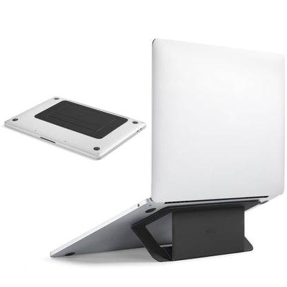 MOFT Laptop Stand for Desk, Adhesive Airflow Laptop Stand with Open Design for Heat Dissipation, 2 Adjustable Viewing Angles