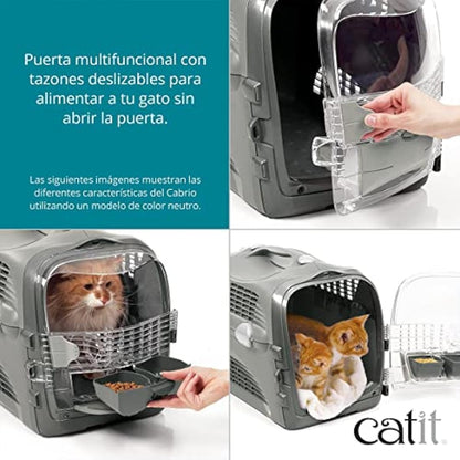 Catit Cabrio Cat Carrier, Turquoise
