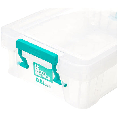 StoreStack 0.8 Litre Storage Box W200xD125xH50mm Clear RB90118