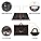 DOKIO 100W 12V Foldable Solar Panel Kit Monocrystalline with Solar Controller (2 USB Output) for 12V Battery Charging, Caravan, RV, Boat, Camper