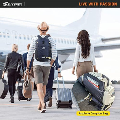 SKYSPER Small Daypack 20L Hiking Backpack Lightweight Travel Day Pack with Waist Strap for Women Men
