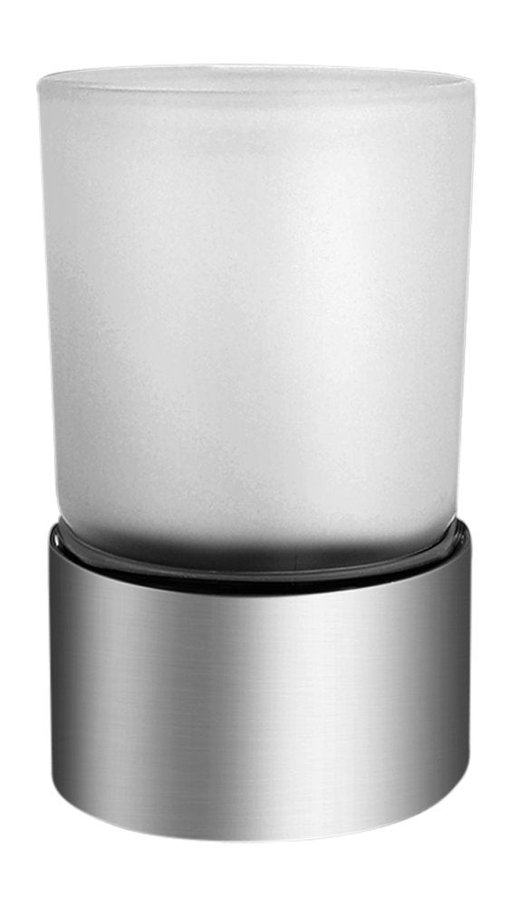 Ambrosya® | Exclusive Toothbrush Holder made of Stainless Steel | Bathroom Mug Glass Holder Mount Toilet Toothbrush Toothpaste Mug