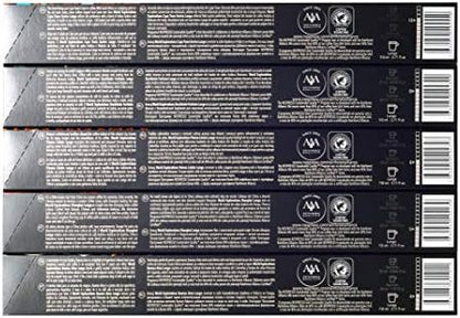 Nespresso World Explorations Pack: Envivo, Fortissio, Linizio, Shanghai, Buenos Aires Lungo - 50 Capsules