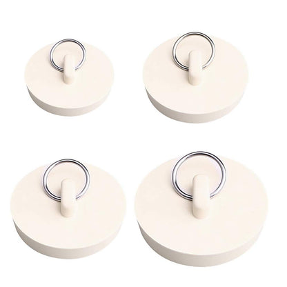 nuoshen 4 Pcs Bath Plugs,Sink Plug Rubber Drain Stopper