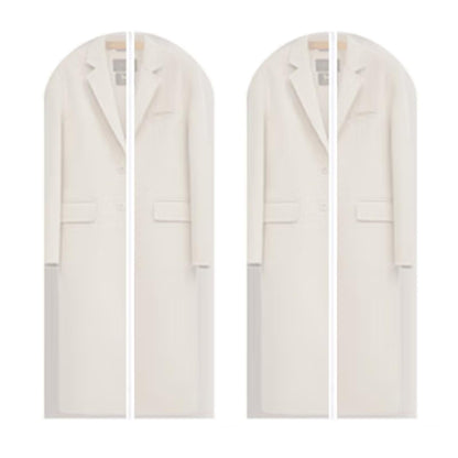 YMWALK 2-Pack Breathable Garment Bags, Long Suit Covers, Dustproof and Waterproof Storage with Zipper, Ideal for Suit, Coat, and Dress Protection