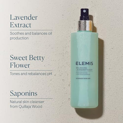 ELEMIS Apricot & Lavender Facial Toners 200ml – Gentle, Soothing Toner for All Skin Types
