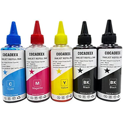 COCADEEX 580XXL Ink Refill Kits Replacement for Canon PGI-580XXL CLI-581XXL,for PIXMA TS6150 TS6151 TS6250 TS6251 TS6350 TS6351 TS705 TR7550 TR8550 TS9550 TS9551C Printer (PGBK BK C M Y)