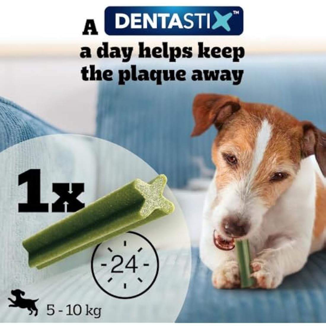 Pedigree Dentastix - Daily Fresh Dental Chews - Dog Treats for Small Dog - 70 Sticks (Pack of 10)