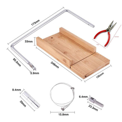 TEMU-SC Soap Moulds & Cutter - DIY Tools for Making Soap, Candles & Cakes