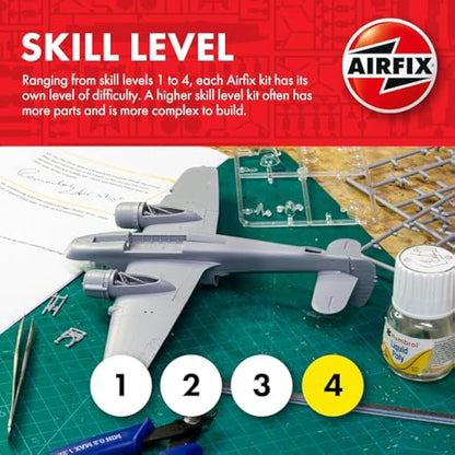 Airfix Model Set - A11007 Fairey Gannet AS.1/AS.4 Model Building Kit - Plastic Model Plane Kits for Adults & Children 8+, Set Includes Sprues & Decals - 1:48 Scale Model