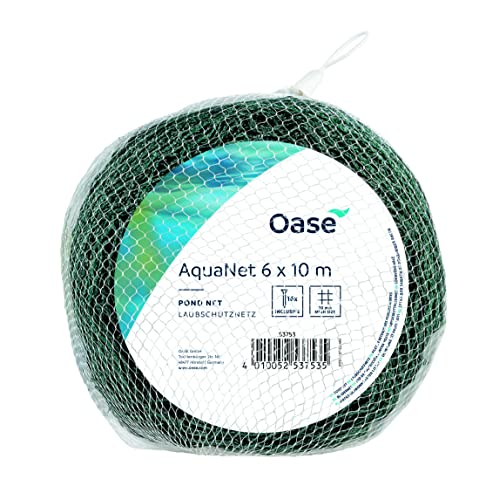 Oase 53753 Aquanet pond net 3, ideal protection of ponds from falling leaves and leaves, suitable for ponds up to max. 6 x 10 m, can also be used as a