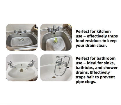TO EVERYWHERE Stainless Steel Kitchen Sink Strainer Plug, Standard Strainer Drain Protector Hair/Food Catcher for Bathroom, Kitchen, Shower