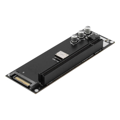 VOANZO Oculink SFF-8611/8612 to PCI-E 4.0 x16 Expansion Card with SATA Power Connector for External Graphics Cards