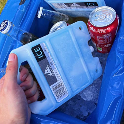 MOUNTALL Soft Cooler 24 Can Cooler Bag With 2 Ice Pack, Leak Proof Zipper, Portable Ice Cooler for Camping, Hiking, Travel, Lunch, Work, Cars, Picnics, Beaches & Trips