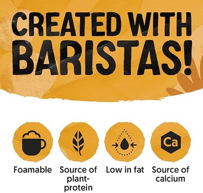 Alpro Barista Coconut Plant-Based Long Life Drink - Great for Coffee - Foam Vegan Dairy Free & Lactose Free - 1L (Pack of 8)