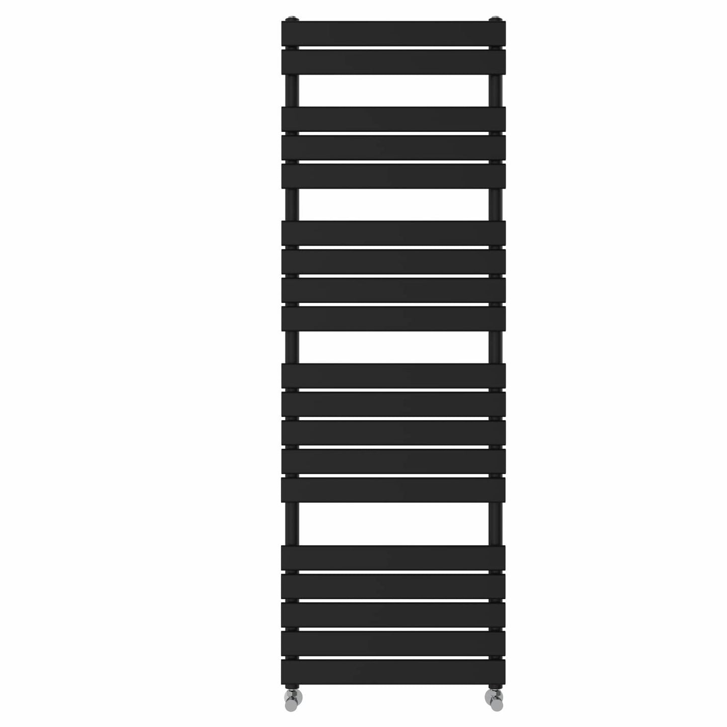 NRG 1800 x 600mm Flat Panel Heated Towel Rail Bathroom Rad Radiator Black