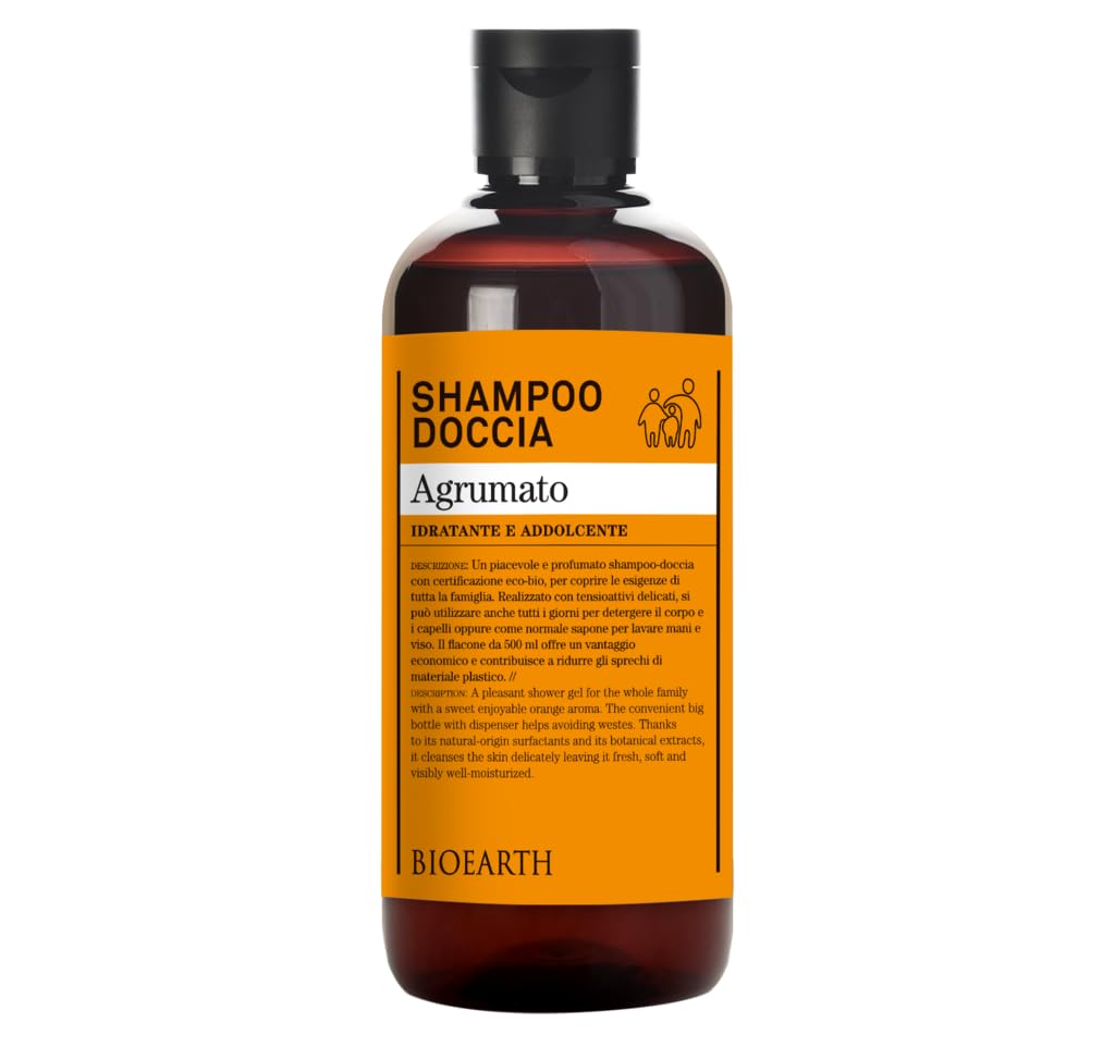 Bioearth Family Citrus Shower Shampoo 500ml