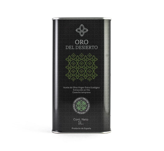 Oro del Desierto - Organic Extra Virgin Olive Oil - Picual Variety - 1L Can