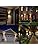 Allesgute Outdoor Wall Light Dusk Till Dawn Sensor Up and Down Outside Lights Mains Powered 240V IP44 Stainless Steel Outdoor Wall Lamp for Porch, Incl. 2X 5W GU10 Bulbs Warm White