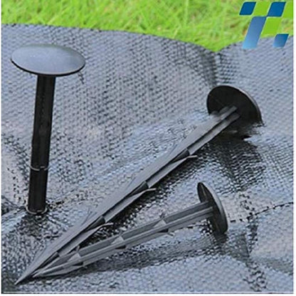 Ram ® 100 x Weed Fabric Garden Pegs Membrane Control Anchor Pegs Tarpaulin Pegs