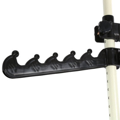 Heavy Duty Clothes Rack, Telescopic Coat Hanger Wardrobe Organiser, Hanging Rail, Garment Rack, Stainless Steel Poles and Bars