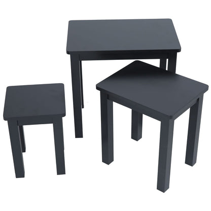 Aurotrice Nest of Table set of 3 Tables Side End Coffee Table for Home Office Living Room