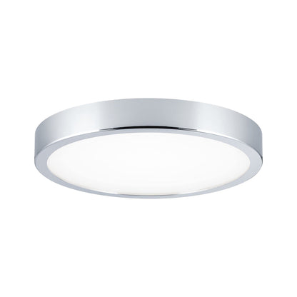 Paulmann 70882 Aviar Ceiling luminaire LED Panel Ceiling lamp Flat Ceiling Light IP44 Splash-Water Protected 20W Bathroom lamp Chrome Including lamp