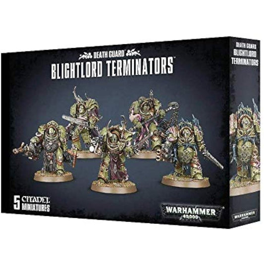 Games Workshop 99120102074 "Death Guard Blightlord Terminators Miniature