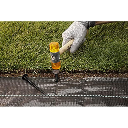 GardenMate 2m x 20m sheet woven weed control fabric - UV stabilised 100gsm landscape ground cover membrane…