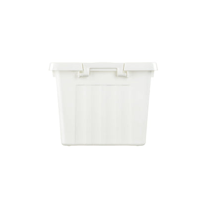 Cetomo 15L*3 Storage Boxes with Lids, Plastic Storage Box with Secure Side Latches, Stackable & Nestable Organizer for Home, Office, Moving, PP