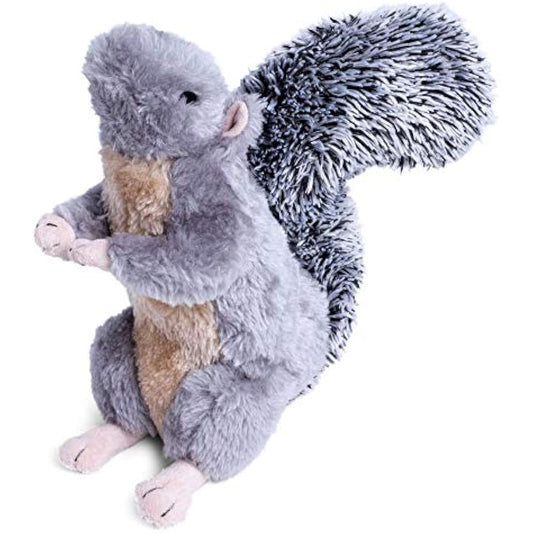 Petface Cyril The Squirrel Plush Dog Toy with Built-In Squeaker (Pack of 1)