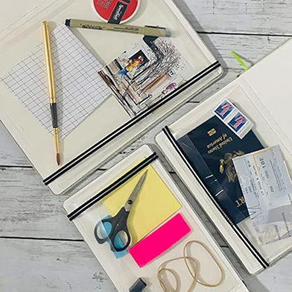 Speedball Linen Watercolour Journal 300gsm, Grand Portrait, White, 10.5 x 8.25, For Painting, Drawing, Students, Artists, Journaling