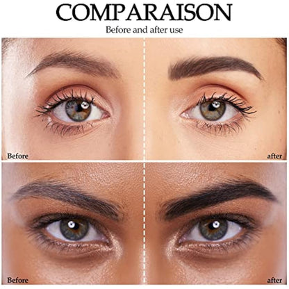 6 Colors Brow Pomade, Eyebrow Pomade Gel, Eyebrow Cream, Highly Pigmented Eyebrow Gel, For Eye Brow MakeUp Brow Color Versatile, Defines, Sculpts, Shades,Contours (03 SOFT BROWN, 2g)