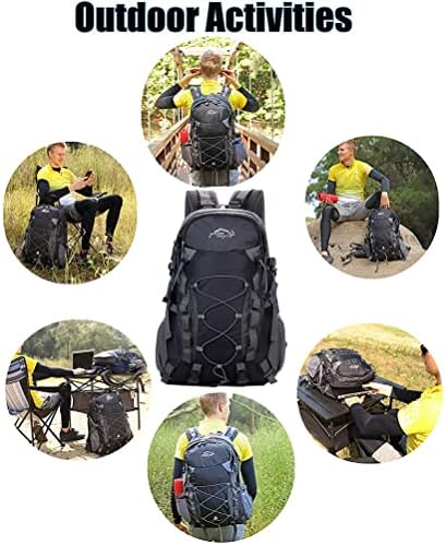 Hiking Backpack Unisex Trekking Backpack Outdoor Sports Rucksack Men and Women,Backpack for Camping Traveling Climbing Mountaineering College Rucksack with Waterproof Rain Cover