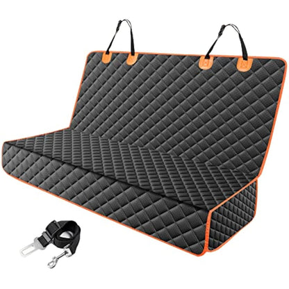JOEJOY Dog Car Seat Cover - Waterproof Back Seat Cover for Dogs, Non-slip & Scratch Proof Car Seat Cover for Dogs, Easy to Clean Car Back Seat Cover Universal fits SUVs Cars
