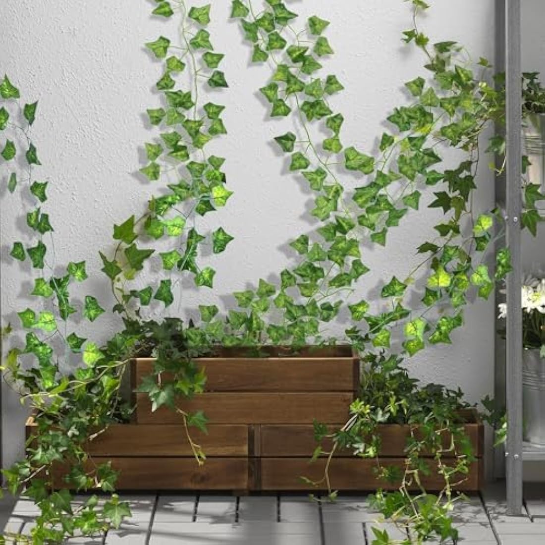 CQURE 36Pcs 252FT Artificial Ivy Garland Vines for Room Decor UV Resistant Green Leaves Fake Plants Hanging Vine Plant for Wedding Party Garden Wall Decoration
