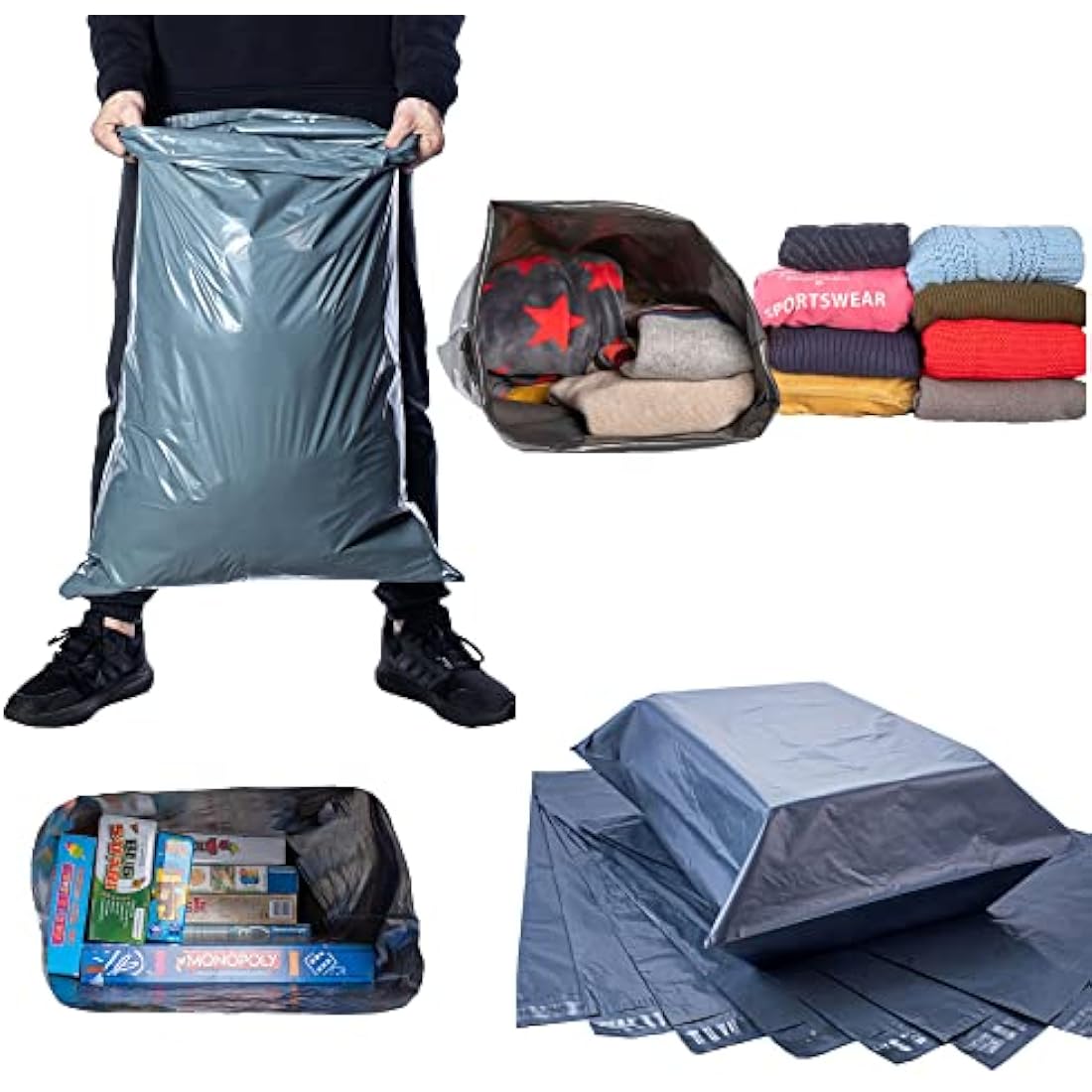 25 Large Postage - 17" x 24" (43cm x 60cm) - Mailing Bags for Postage Shipping