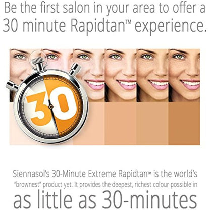 Siennasol Spray Tan Solution - 1 Litre - Dark 12% DHA - No Phthalates or Parabens