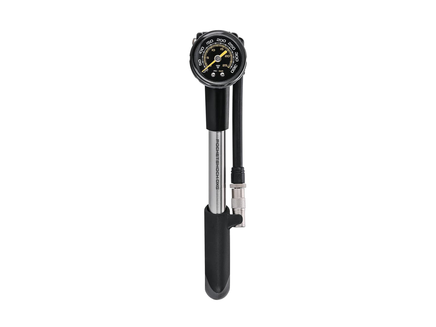 Topeak 360 PSI/24.8 Bar Pocket Shock DXG Dial Gauge, Silver