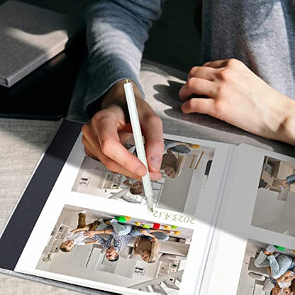 Yopih Photo Album Self Adhesive 10x15 8x13 13x18 15x20 20x25 cm 60 Pages Scrapbook Album DIY Scrap Book with A Pen