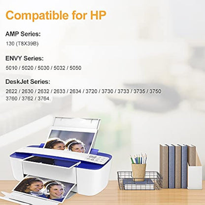 LeciRoba 304XL 304 ink cartridges Remanufactured Replacement for HP 304 ink cartridges combo pack for HP AMP 130 DeskJet 2622 2630 2632 2634 3720 3730 3735 3750 3760 3762 ENVY 5010 5020 5030 5032 5050