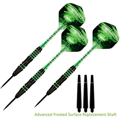 Steel Tip Darts Set,3 Pack Professional Dart with Aluminum Shafts and Darts Case