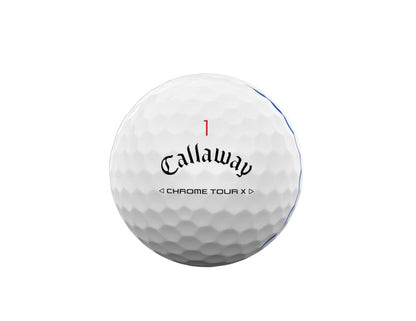 Callaway Golf Chrome Tour X 24 - Double Dozen Gift Box, One Dozen, White