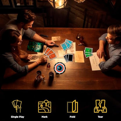 Thames & Kosmos EXIT: The House of Riddles | Escape Room Game | 2/5 Difficulty | Strategy Puzzle Board Game | 1-4 Players | Ages 10+ | Fun for Adults & Kids