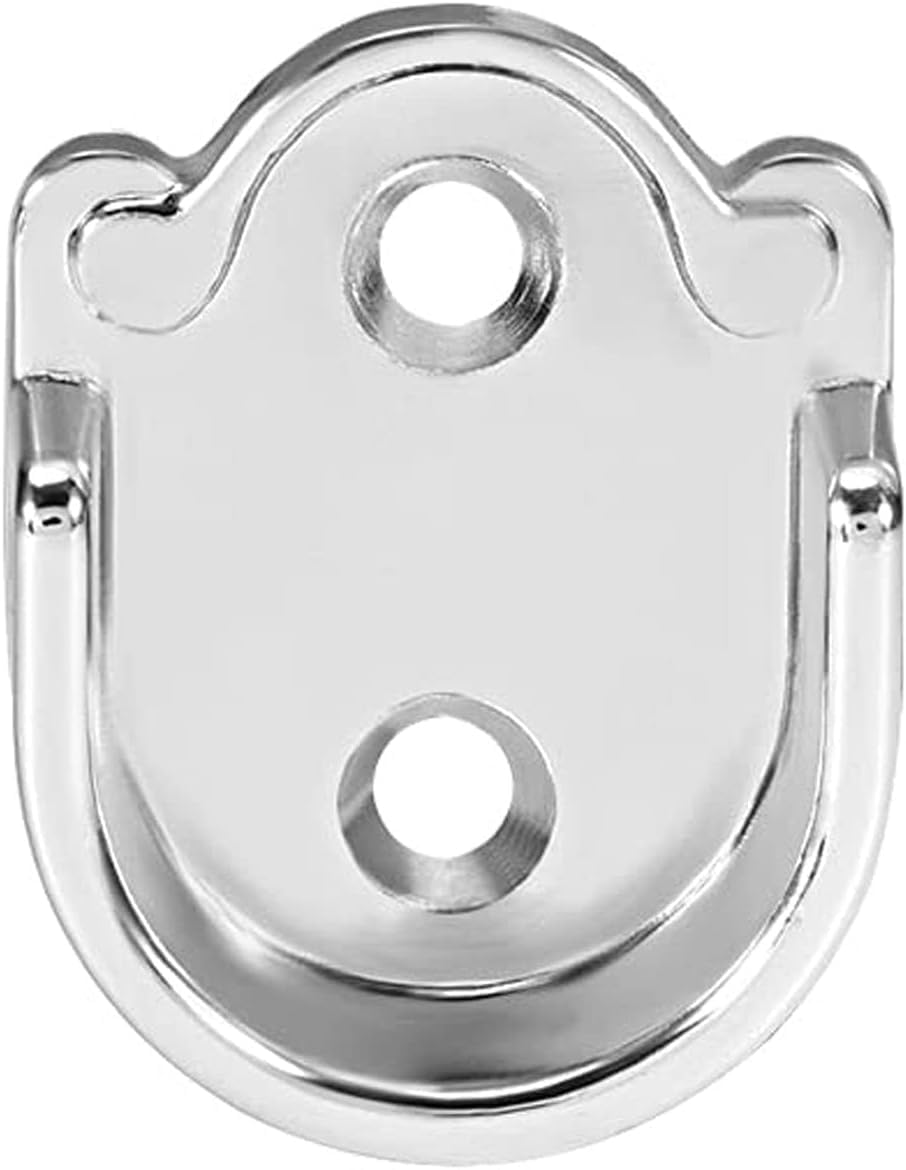 MACHSWON 25mm Zinc Alloy Wardrobe Rod Bracket,Wardrobe Rod End Supports,Flange Rod Holders for Wall Mounted Pole Bracket Bathroom Shower Pole 2pcs