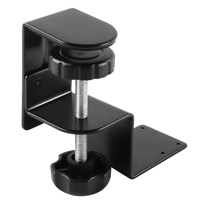 Laroal Mouse Tray Clip Under Desk Mouse Platform Clip Slide Out Ergonomic Mouse Tray Extender Slide Out Black
